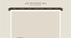 Desktop Screenshot of giteancestral.com